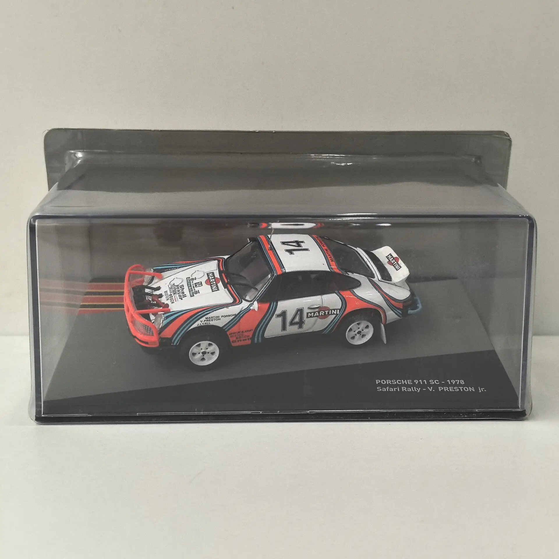 There Are Some Adhesive Marks on The Front Cover Diecast IXO 1/43 Scale PORSCHE 911 SC #14 1978 3b Alloy Car Model