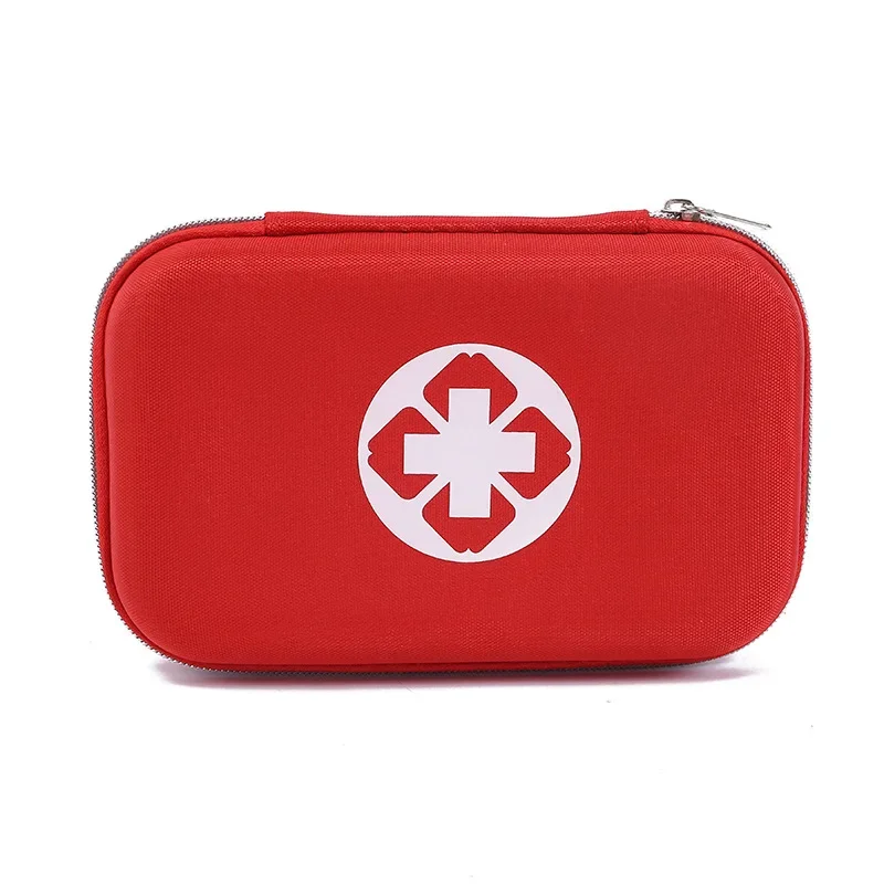 Outdoor Camping EVA Anti-Epidemic Bag Car Pressure-Proof Medical Kit Emergency First Aid Kit Waterproof Medical Storage Bag Red