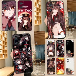 Hu Tao Genshin Impact For Realme C55 C35 C33 C31 C30 C25 C21Y C15 C11 GT Neo 5 3 2 Realme 9 10 11 Pro Plus Case