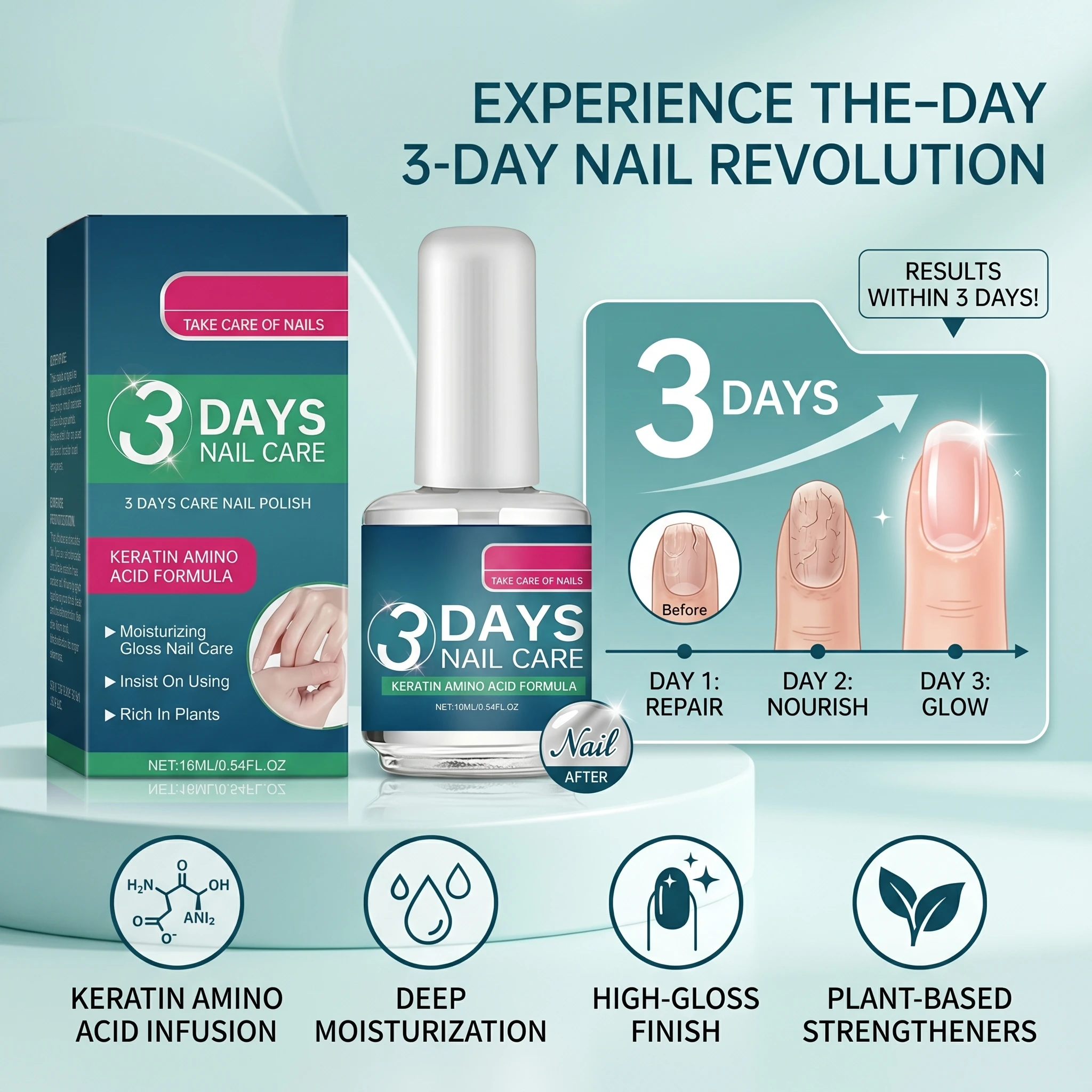 Brightening Nail Care Oil Gentle Hand Foot Cuticle Treatment Natural Shine Moisturizing Portable Daily Strengthening Nourishing