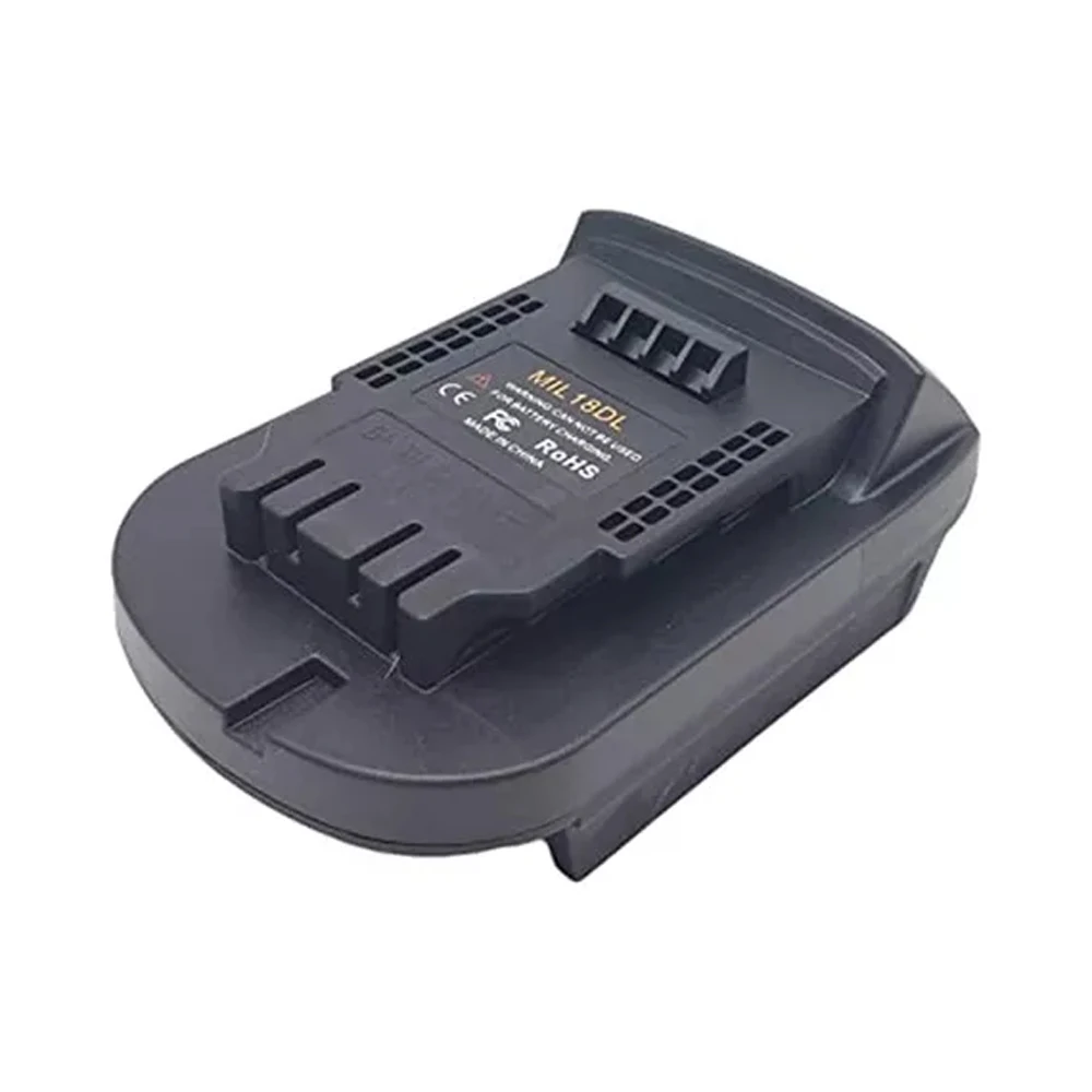 ตัวแปลงตัวแปลงแบตเตอรี่ MIL18DL สำหรับแบตเตอรี่ Li-ion 18V ของ milwaukee แปลงเป็นเครื่องมือไฟฟ้าแบตเตอรี่ Li-ion DeWalt 18V 20V