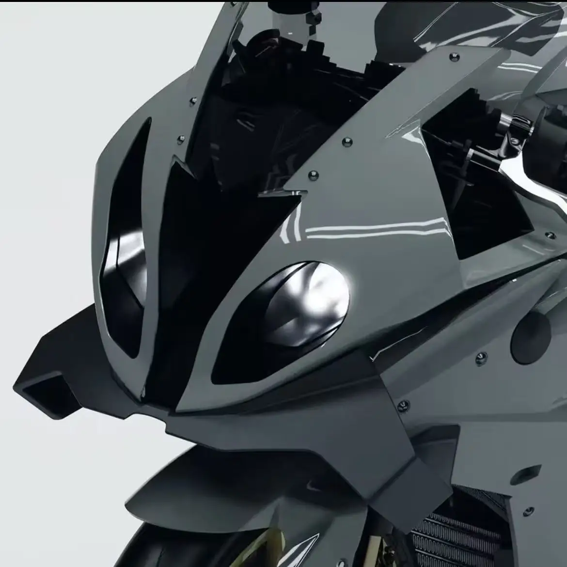 

For BMW S1000RR 2015-2018 motorcycle GP WING DOWNFORCE NAKED FRONTAL SPOILERS Front spoiler Lower spoiler lower lip accessories