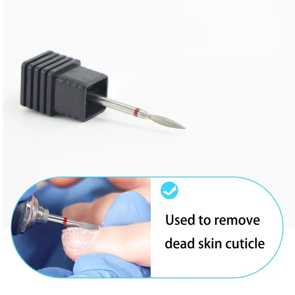 قطع مثقاب أظافر ماسية ، قاطع طحن ، لقمة طحن ، مانيكير وباديكير ، مثقاب بشرة نظيف ، ملفات أظافر كهربائية ، 1 روض #2