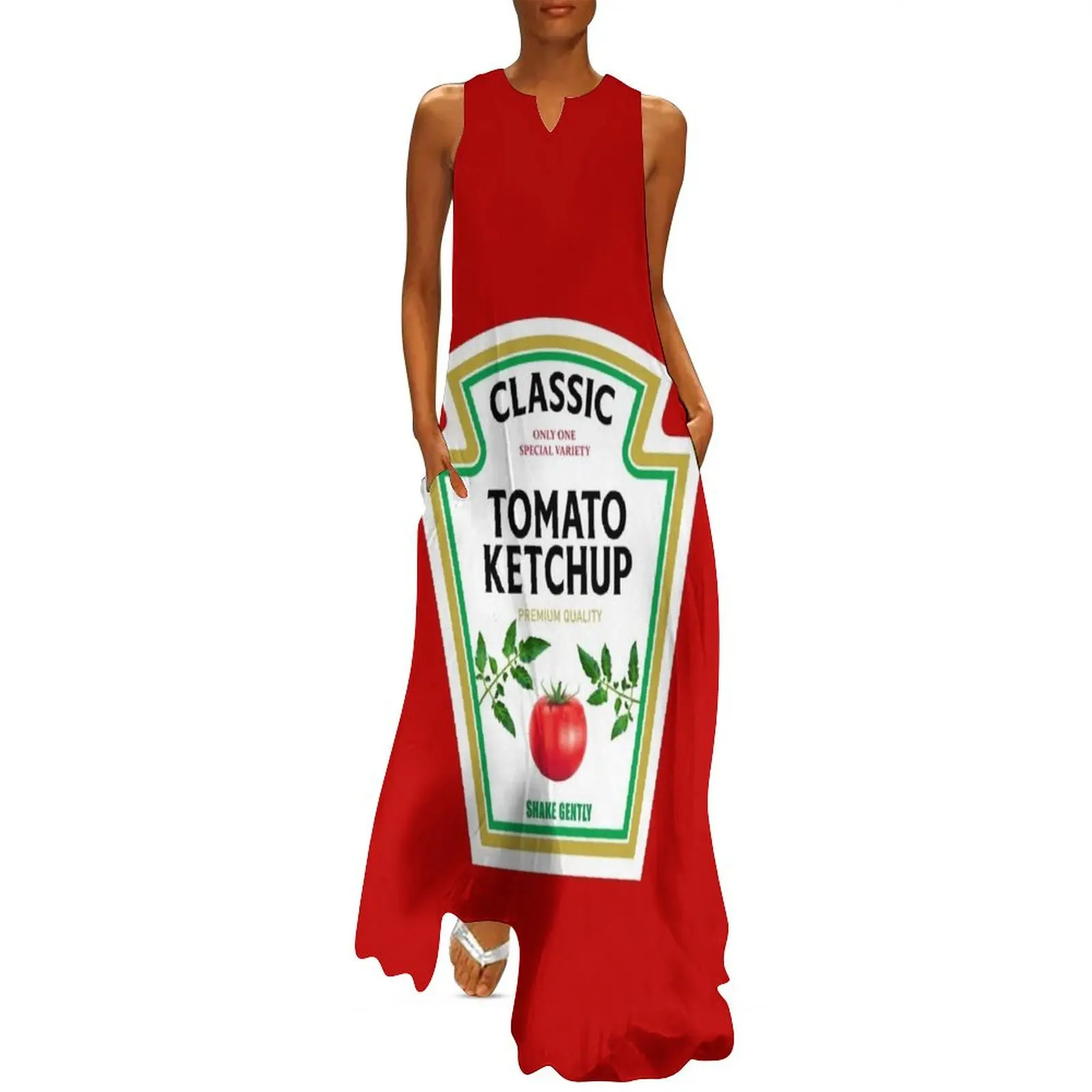 Ketchup Halloween 2023 Costume Family Group Matching Couple Mustard Mayo Long Dress dress summer 2025 women Clothing