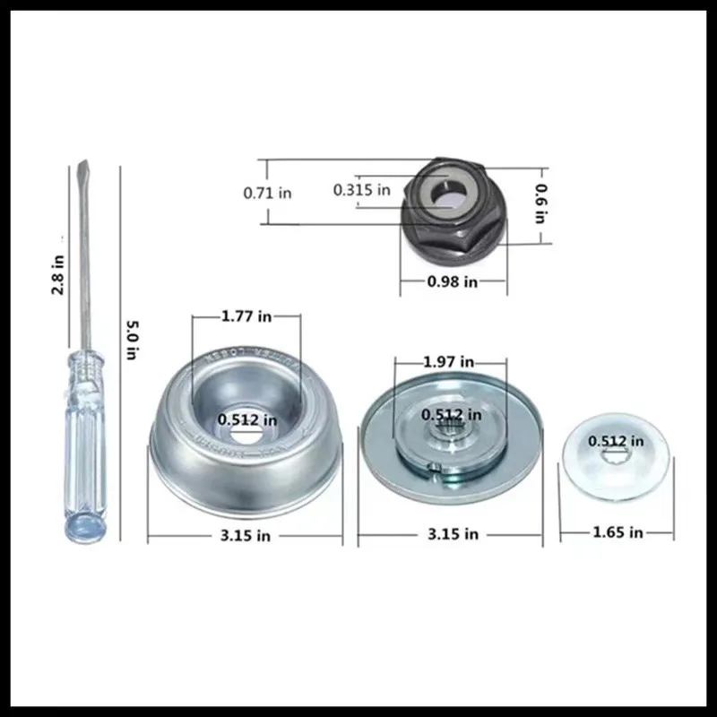 Lawn Mower Working Head Accessories Two-stroke Four-stroke Brush Cutter Gear Box Accessories