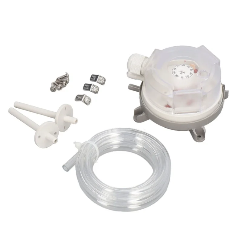 Pressure Differential Switch 50-500pa Waterproof Heating Ventilation Furnace Vent Air Pressure Switch