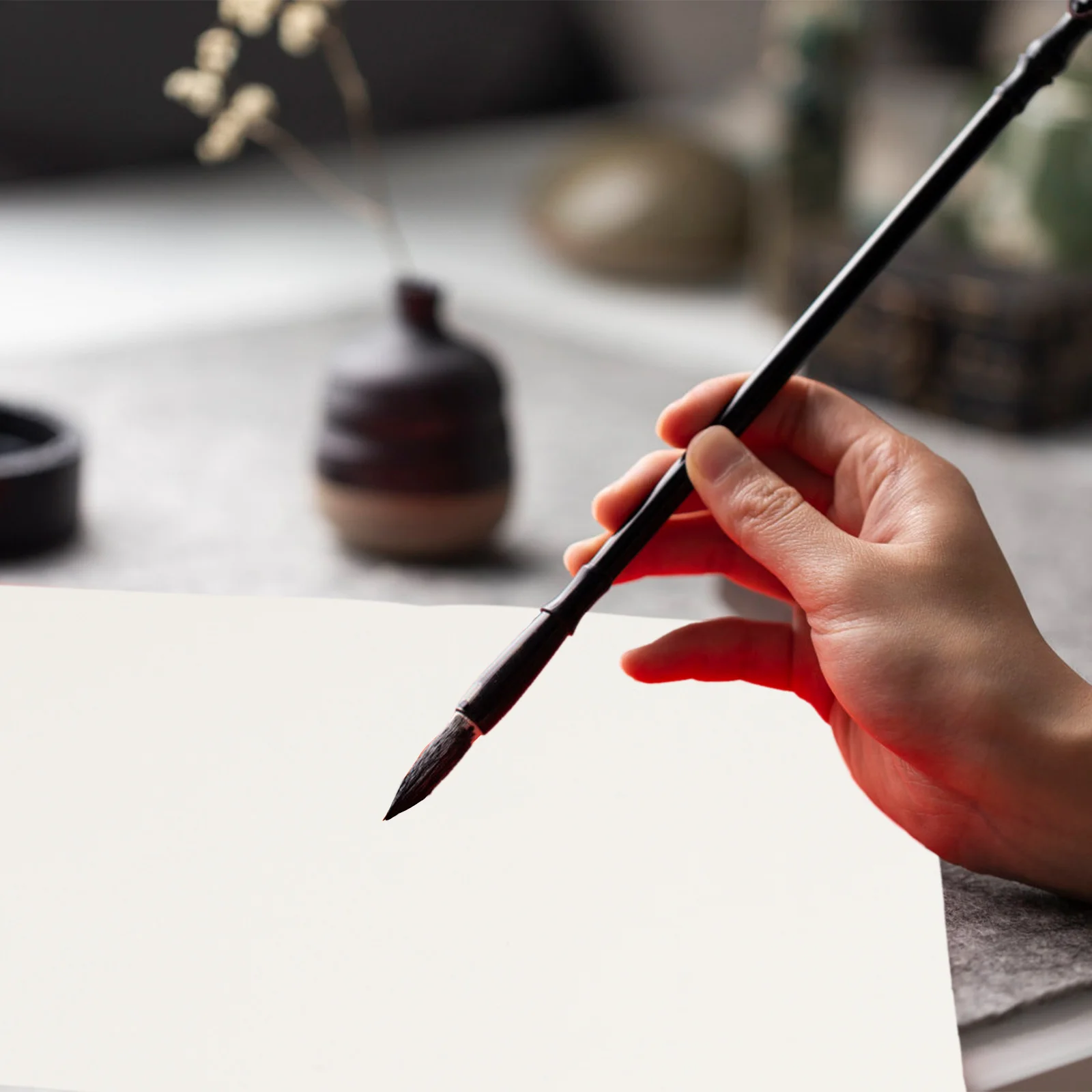 

100Pcs Xuan Paper High Quality Calligraphy Practice Paper Sheets Suitable for Chinese Painting Drawing Ink Brush Use