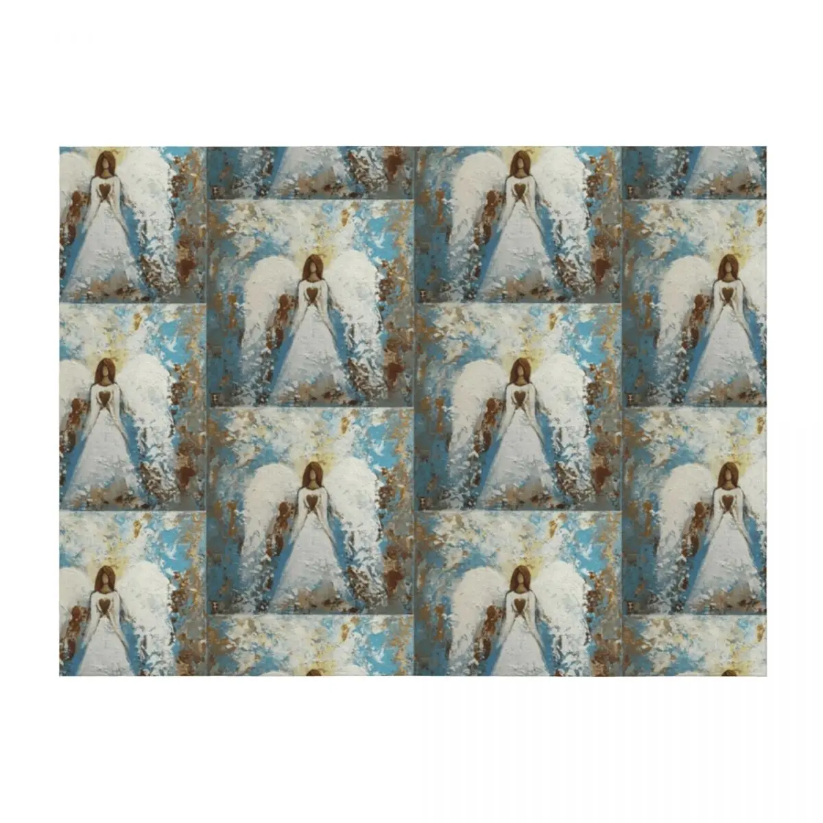 

Healing Angel Throw Blanket Kid'S Thermal heavy to sleep Flannel Blankets
