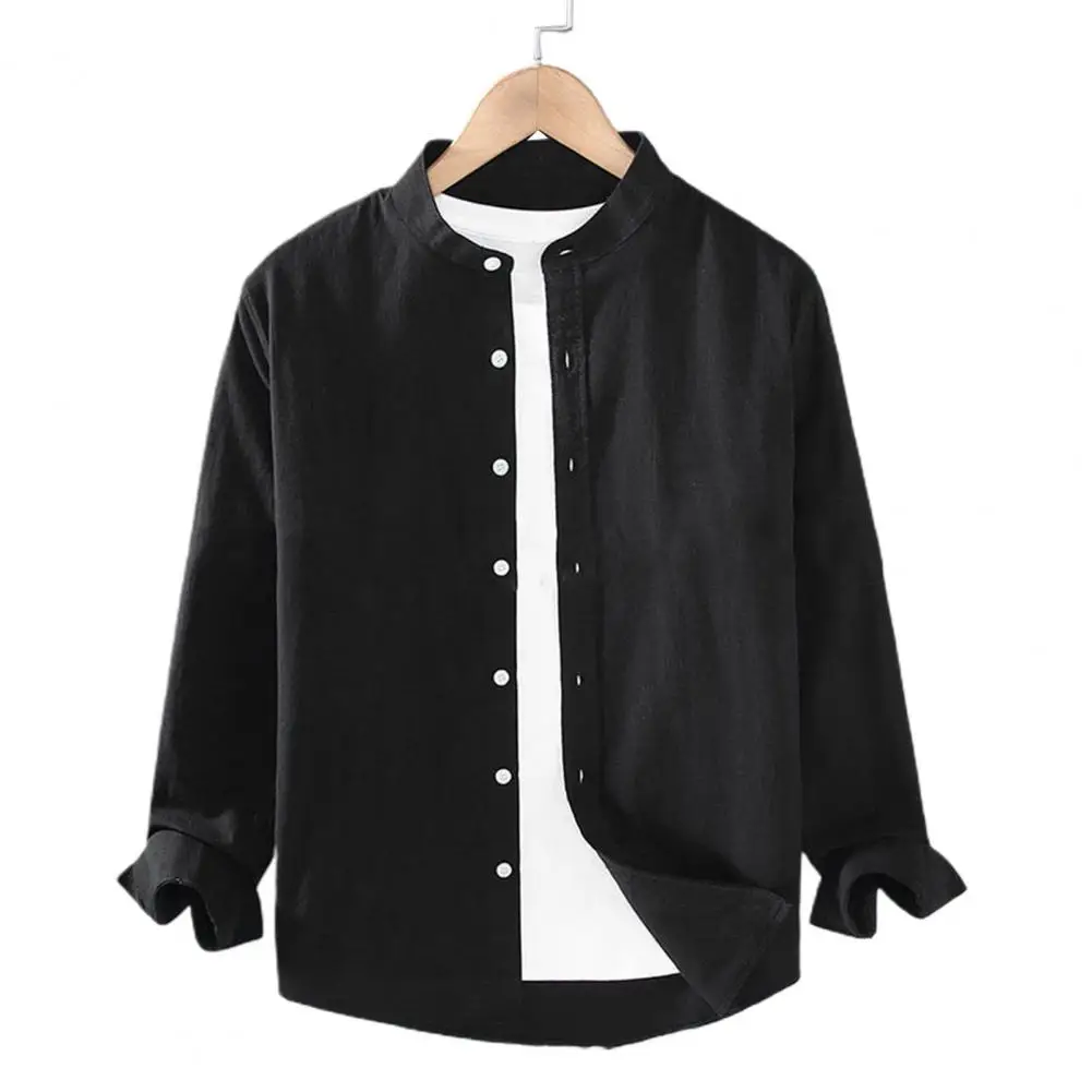 Men White Solid Vintage Shirts 2023 Mens Harajuku Fashion Oversize Shirt Male Black Casual Streetwear Blouses