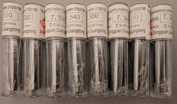 Steel gauge,Pin gauge,needle gauge,Dia 7.51/7.52/7.53/7.54/7.55/7.56/7.57/7.58MM each 1pcs ,total 8pcs