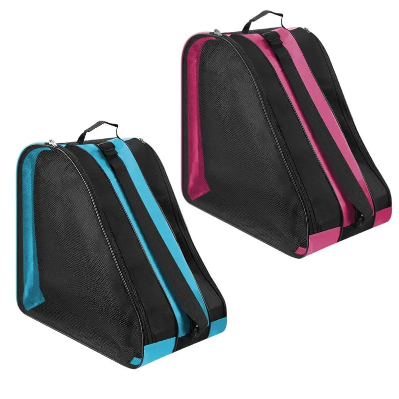 Roller skate bag thickened three-layer single shoulder roller skate bag large capacity wear-resistant Ice skate storage supplies