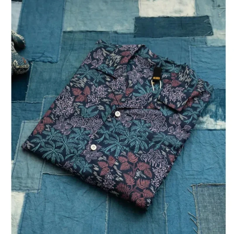 

2025SS High Quality Flower Print Shirts Men Women Casual Fashion Tops Tees Shirt Men's Clothes Women's Clothing