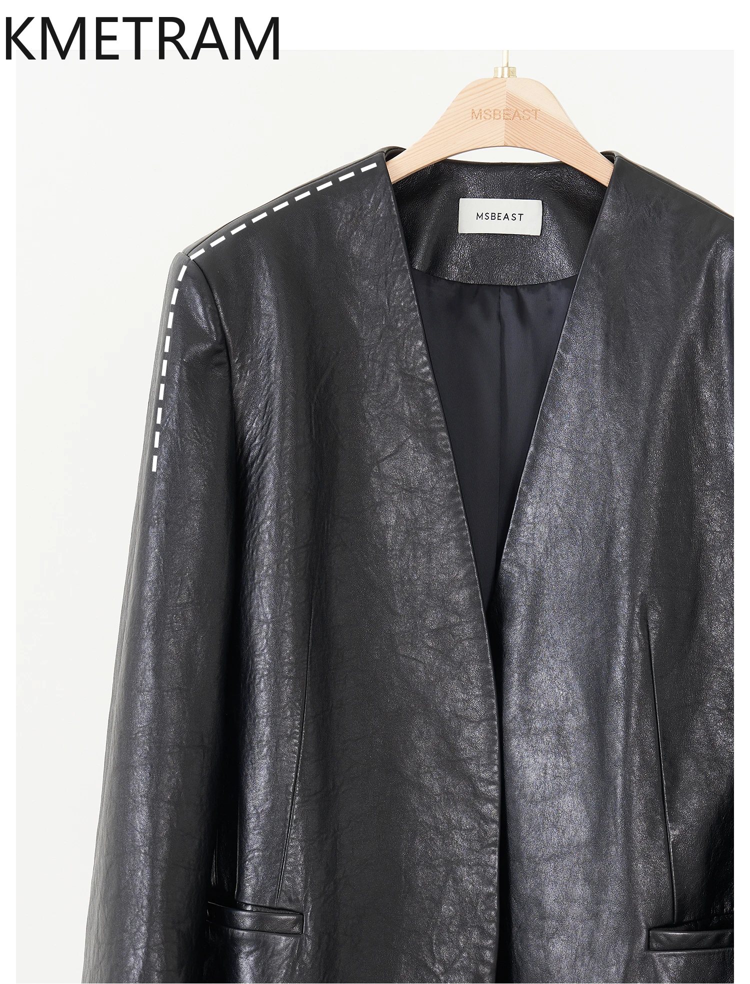 100 % obere Schicht aus Schaffelljacke für Damen, schwarze Anzugjacken aus echtem Leder, Damen, neu in Oberbekleidung, Herbstkleidung, 2025 Maletaка