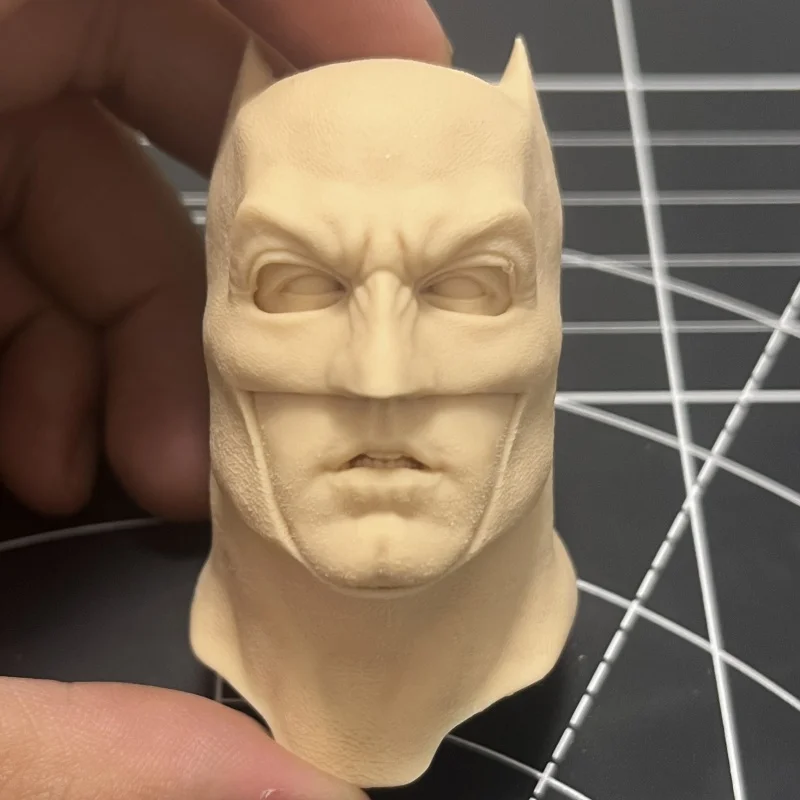

Неокрашенный тактический комплект головы Azhan 1/6 — скульптурный шлем Commando Desert (Ben Affleck V3 с открытым ртом) для индивидуальной фигуры «сделай сам»