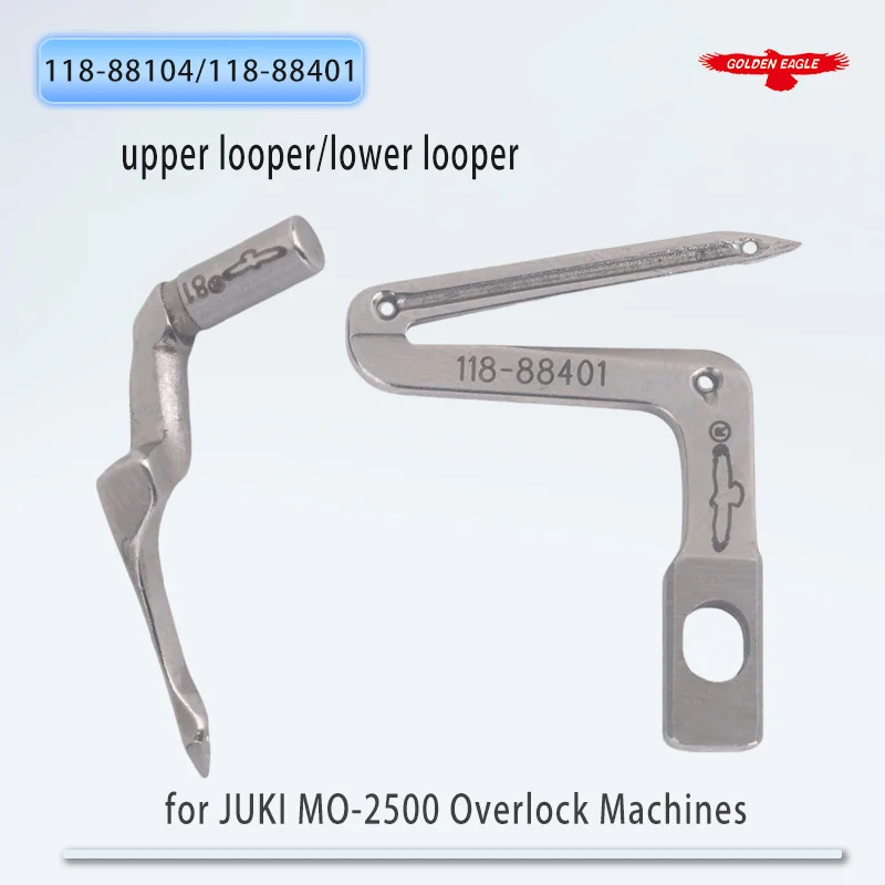 Golden Eagle Looper for JUKI MO-2500 Overlock Machines upper and lower bent needles 118-88104/118-88401 Sewing Machines Parts