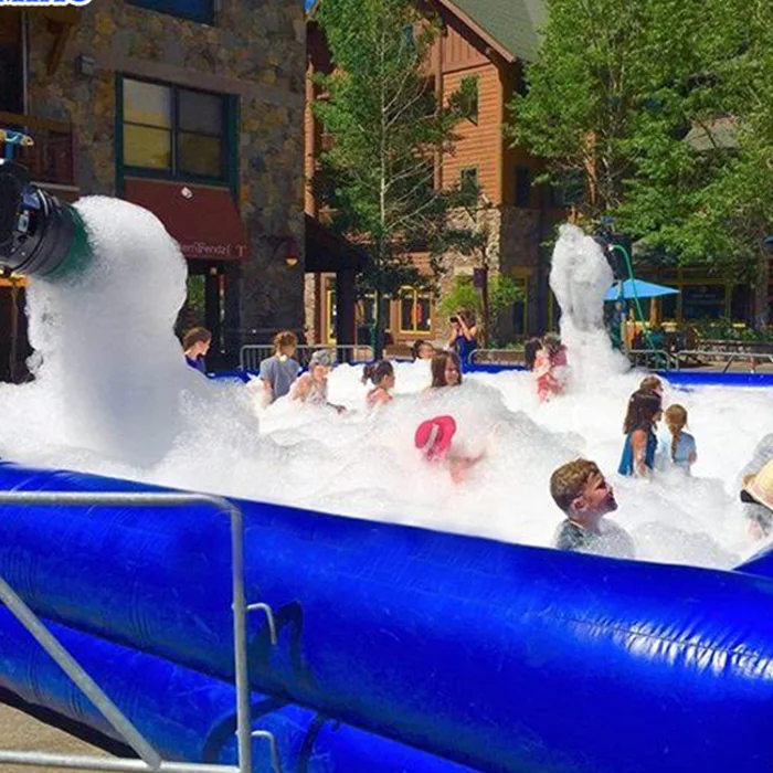 Outdoor Customized Size PVC Inflatable Soap Ball Pit Inflatable Foam Party Pool Pit