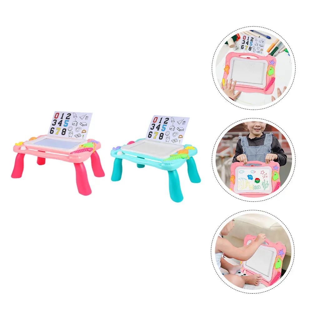 2 Pcs Magnetic Writing Board Baby Toy Multifunctional Plastic Drawing Pad Kids Toys