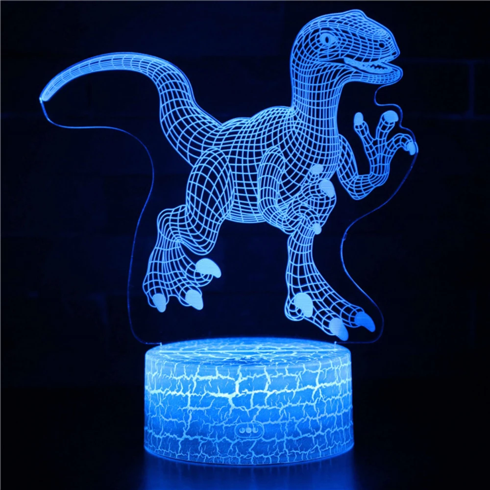 Nighdn Dinosaurus Lamp Led Nachtlampje Voor Kinderen Slaapkamer Decoratie Kind Nachtlampje 7 Kleur Veranderende Dinosaurus Cadeau Voor Jongens Meisjes