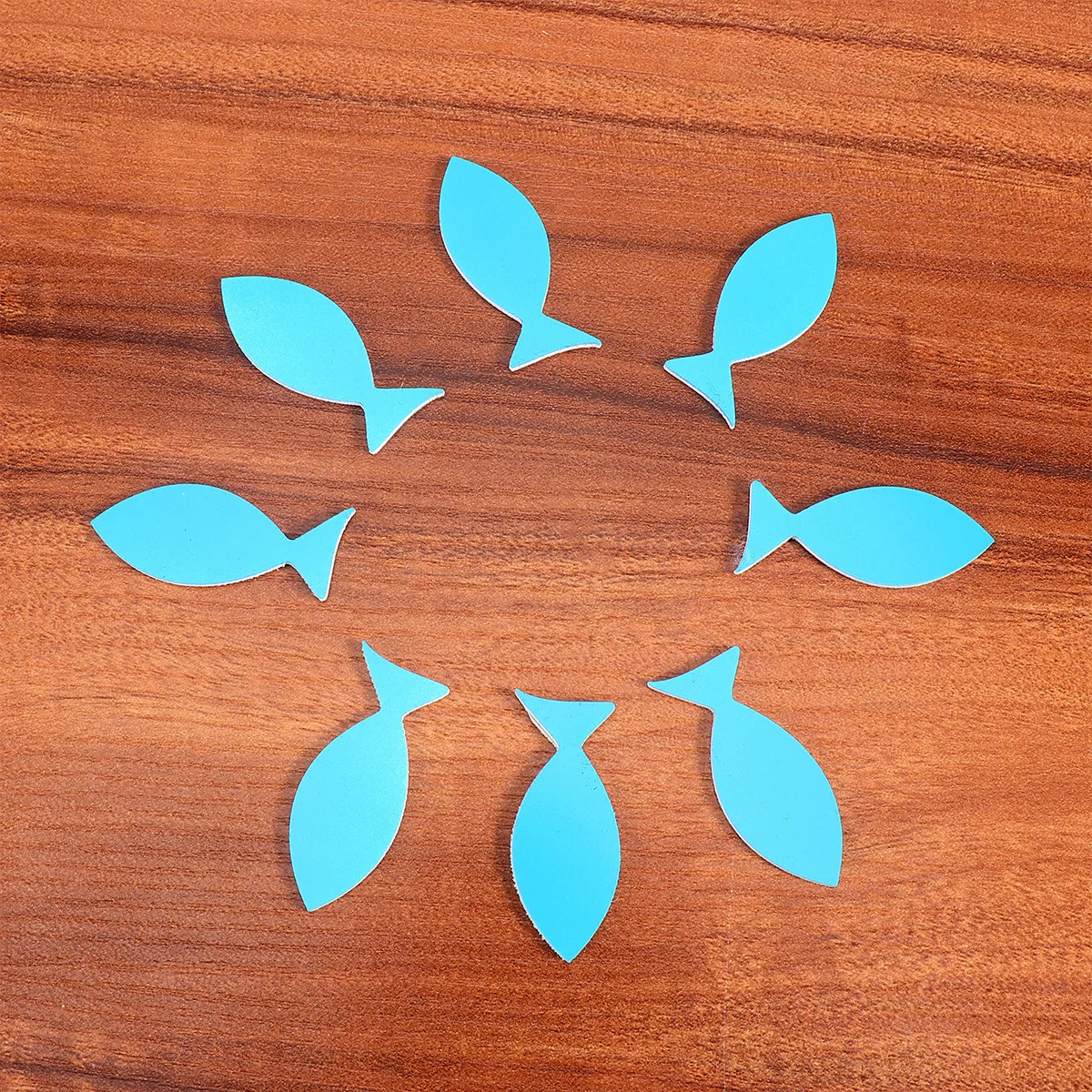 

1Pcs Blue White Lifebuoy Fish DIY Clock Mediterranean Style Silent Wall Clock Bedroom Living Room Office Decoration