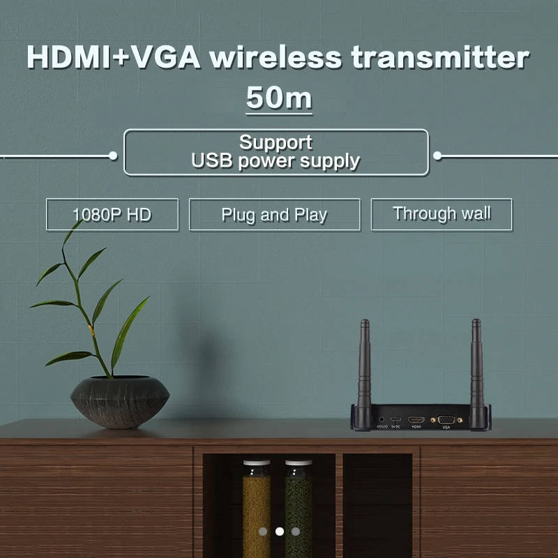 HDMI wifi Wireless Video Transmitter And Receiver Kits Extender Adapter connector For Android Apple mobile computer Streaming TV