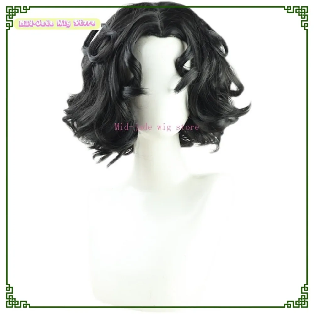 

Mirabel Cosplay Wig Anime Game Cosplay Black Curl Simulation Scalp Synthetic Hair Cosplay Party Costume Headwear Halloween Wig