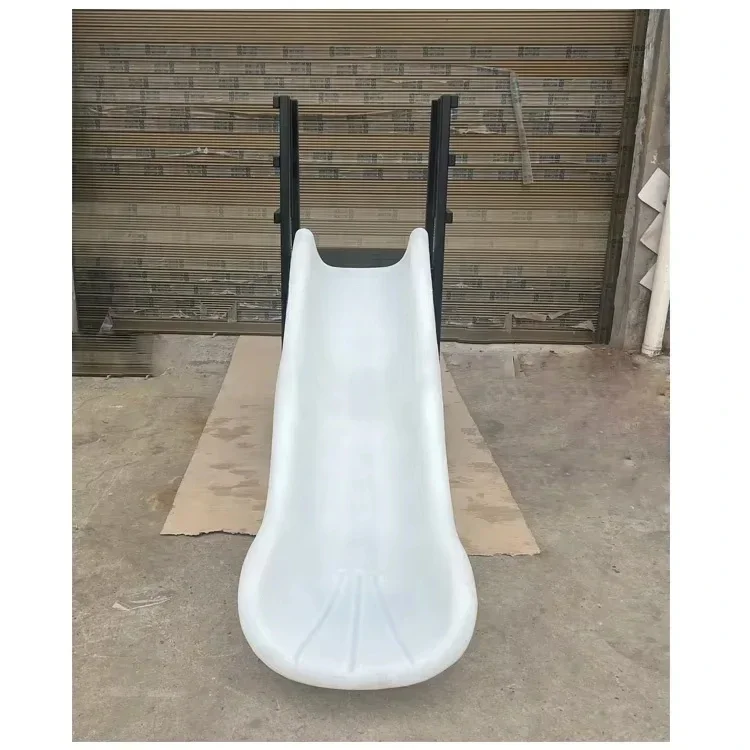 Party rental white slide plastic kids slide game
