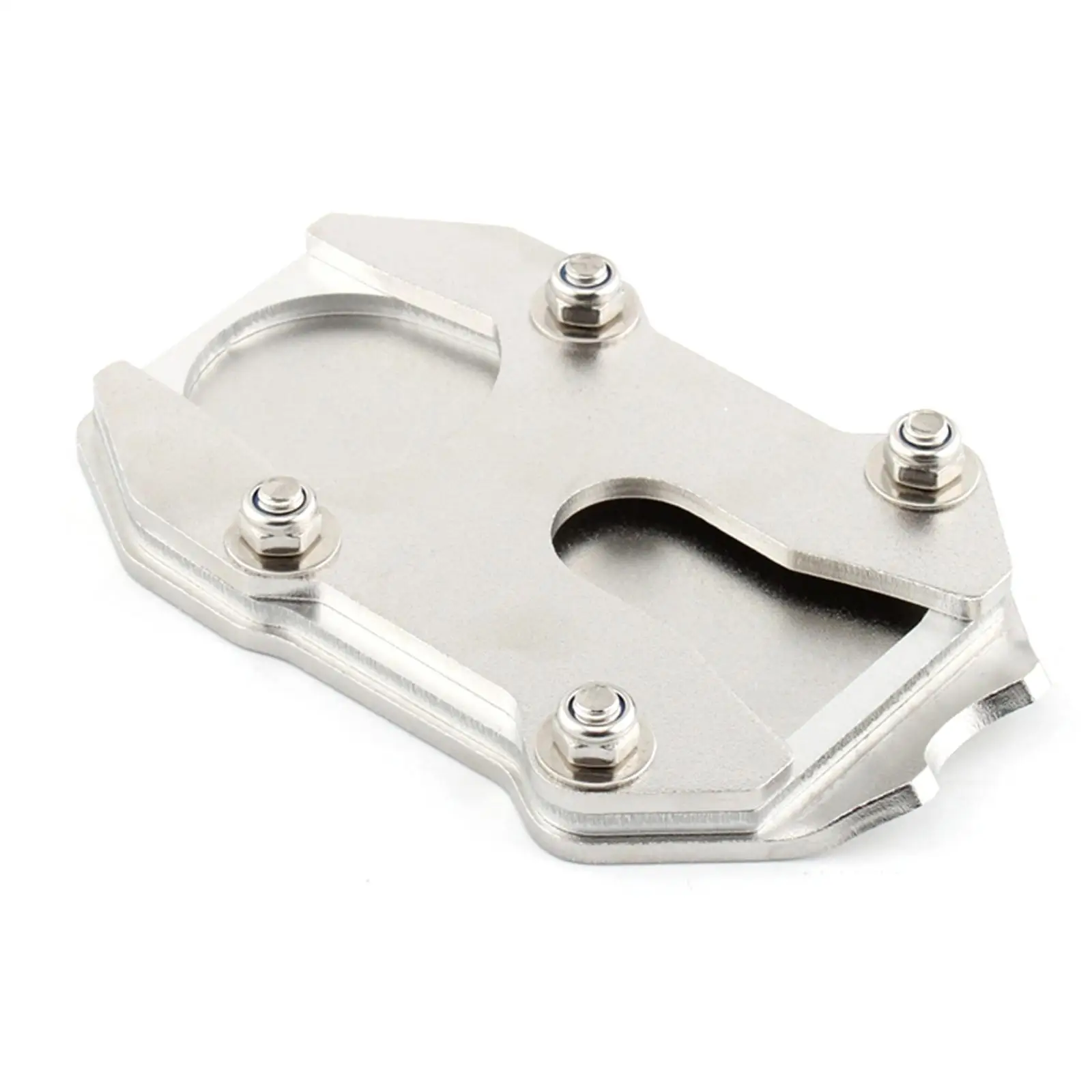 Aluminum Alloy Motorcycle Side Stand Enlarger Pad Stable Kickstand Foot Extension for Honda Trail