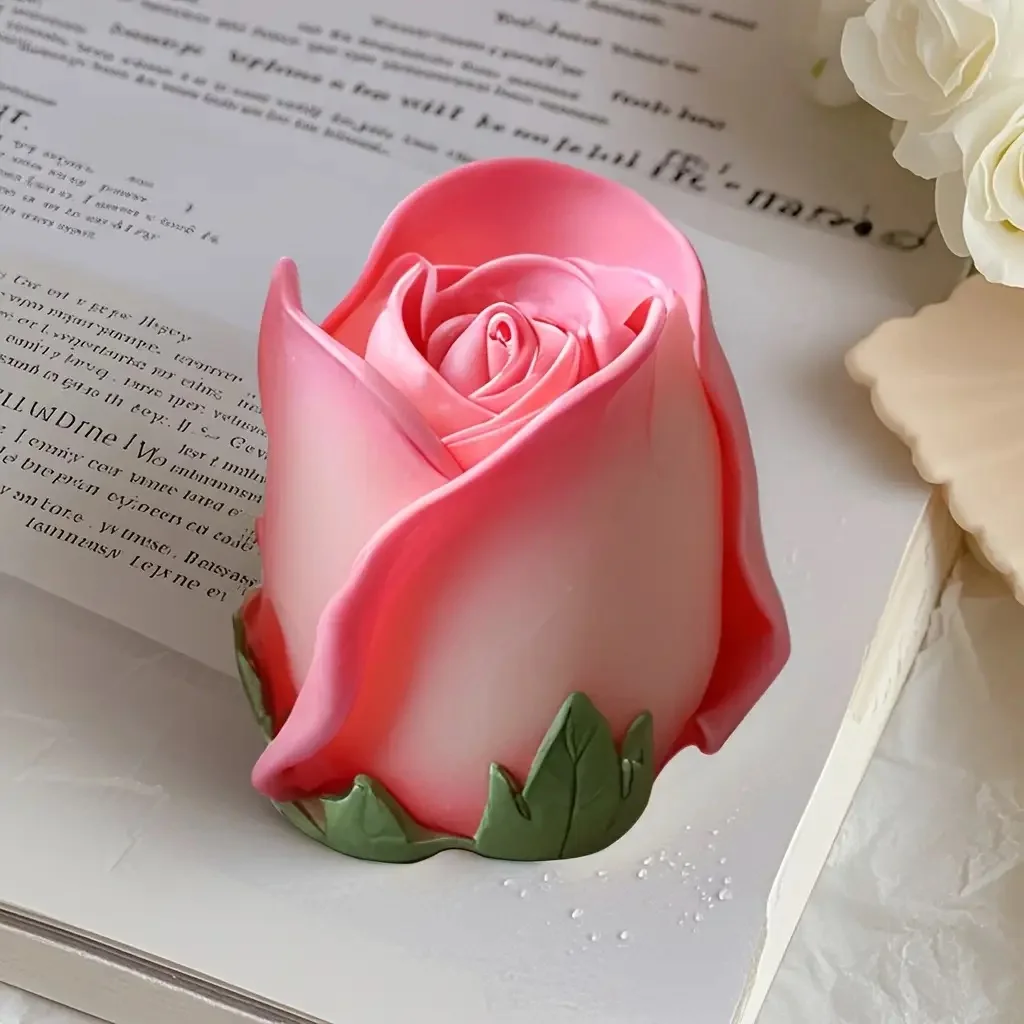 1 Stück Blumenduftkerzen-Silikonform – vielseitig einsetzbar für Heimwerkerarbeiten, Seifenherstellung und Tonprojekte – Detail 33