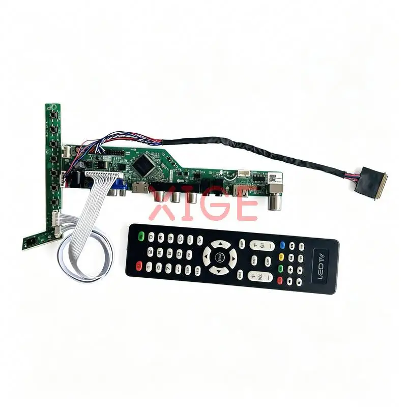 Controller Board Fit BT140GW01 BT140GW03 BT140GW02 BT140GW04 1366x768 LVDS-40 Pin USB+AV+VGA+HDMI 1366*768 Laptop Screen Kit DIY