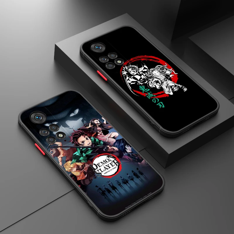 Японский аниме рассекающий демонов для Redmi Note 13 12S 12T 11E 11T 11S 10T Speed Pro Plus Max Lite