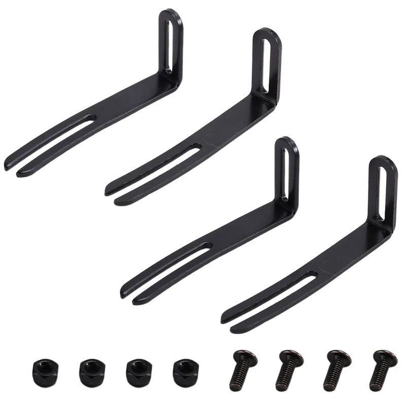 

Металлическое регулируемое крепление заднего бампера для предотвращения столкновений, L-образный кронштейн, компрессионный для осевого SCX10 1/10, радиоуправляемый гусеничный автомобиль, запчасти