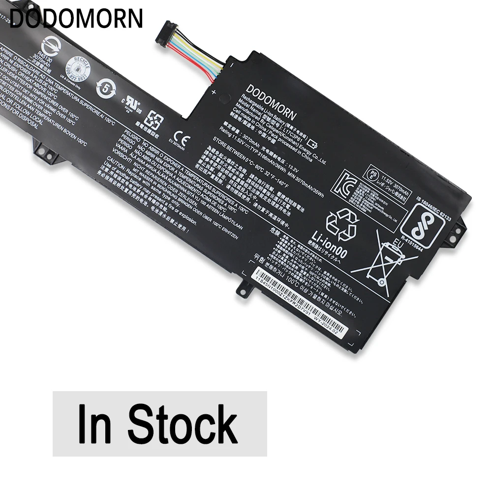 Imagem -04 - Bateria do Portátil Dodomorn para Lenovo Ideapad 320s13ikb Xiaoxin 7000-13 Yoga 720-12 330-11igm Flex 6-11igm L17c3p61