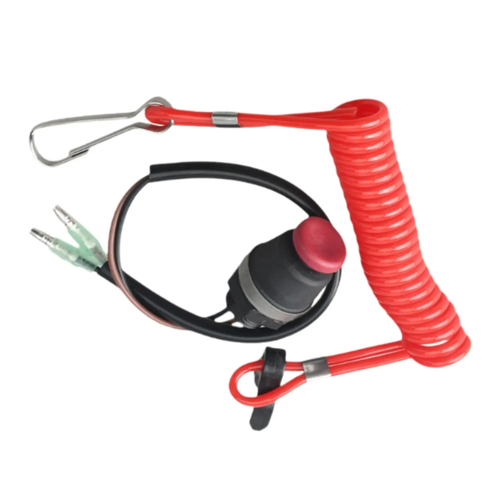 

Safe Stop Switch with Lanyard Sturdy Easy Installation Multipurpose Direct Replace for Boat 398-06830-0 353-06821-0 Parts