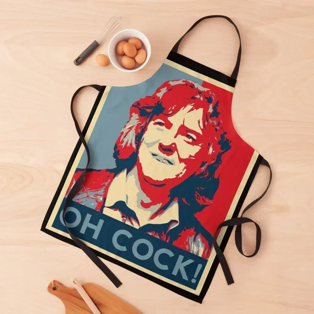 

James May Oh Cock Active Apron christmas kitchen Women Kitchen Apron