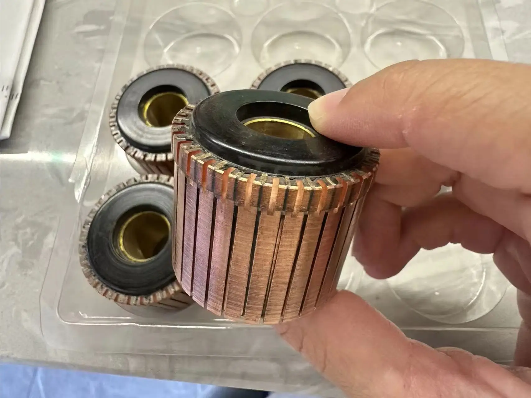 

5PCS 37.7x14x31(35.5)mm 32P Teeth Cutting Machine Electric Motor Commutator, BHY-2429-32