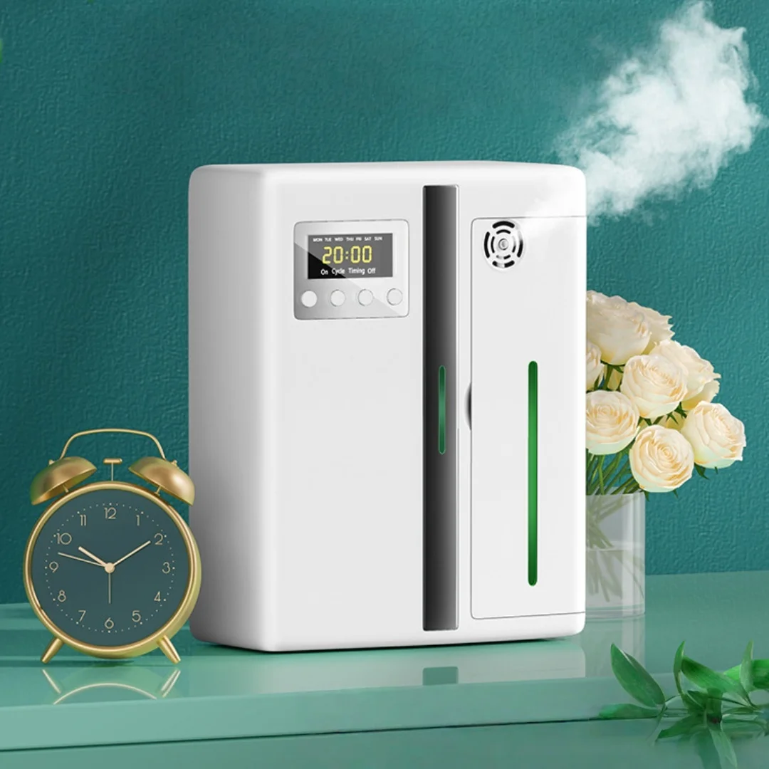 Image 7: Diffuseur de parfum intelligent 160 ml Bluetooth, minuterie murale ou sur table pour bureau, hôtel, spa