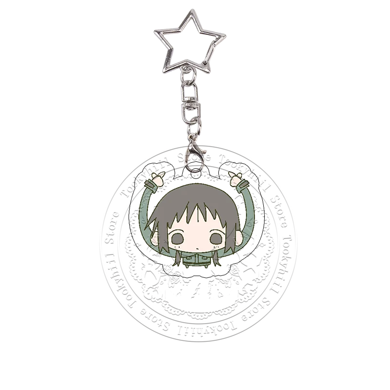 Girls' Last Tour Acryl-Schlüsselanhänger Chito Yuuri Vespertia Lustiges Design Anime-Charms Beste Freundin Taschenanhänger Schlüsselring Geburtstagsgeschenk – Detail 5