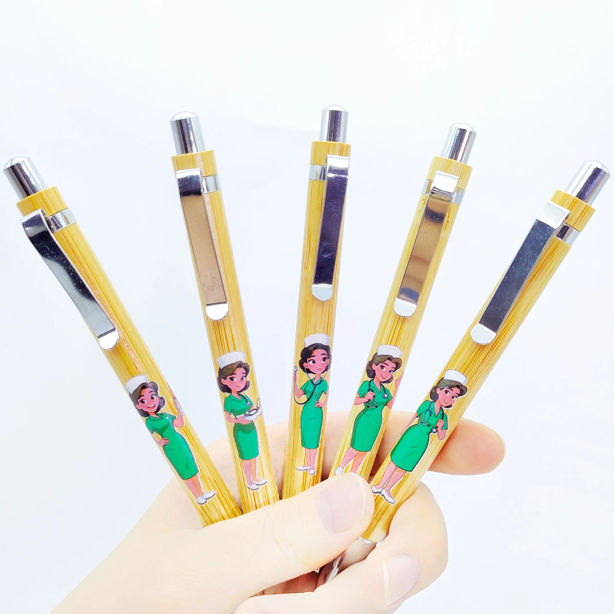 

10 шт./20 шт. шариковая ручка на день медсестры, женский пресс для укладки медсестры, подарочная ручка, шариковая ручка для медицинского ухода, обучающие канцелярские принадлежности.