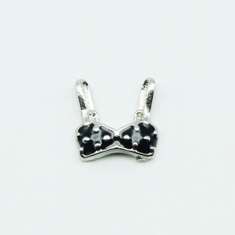 20pcs Bra Knitting Wool Mustache Floating Charms Living Glass Lockets Necklace Diy Jewelry Accessory
