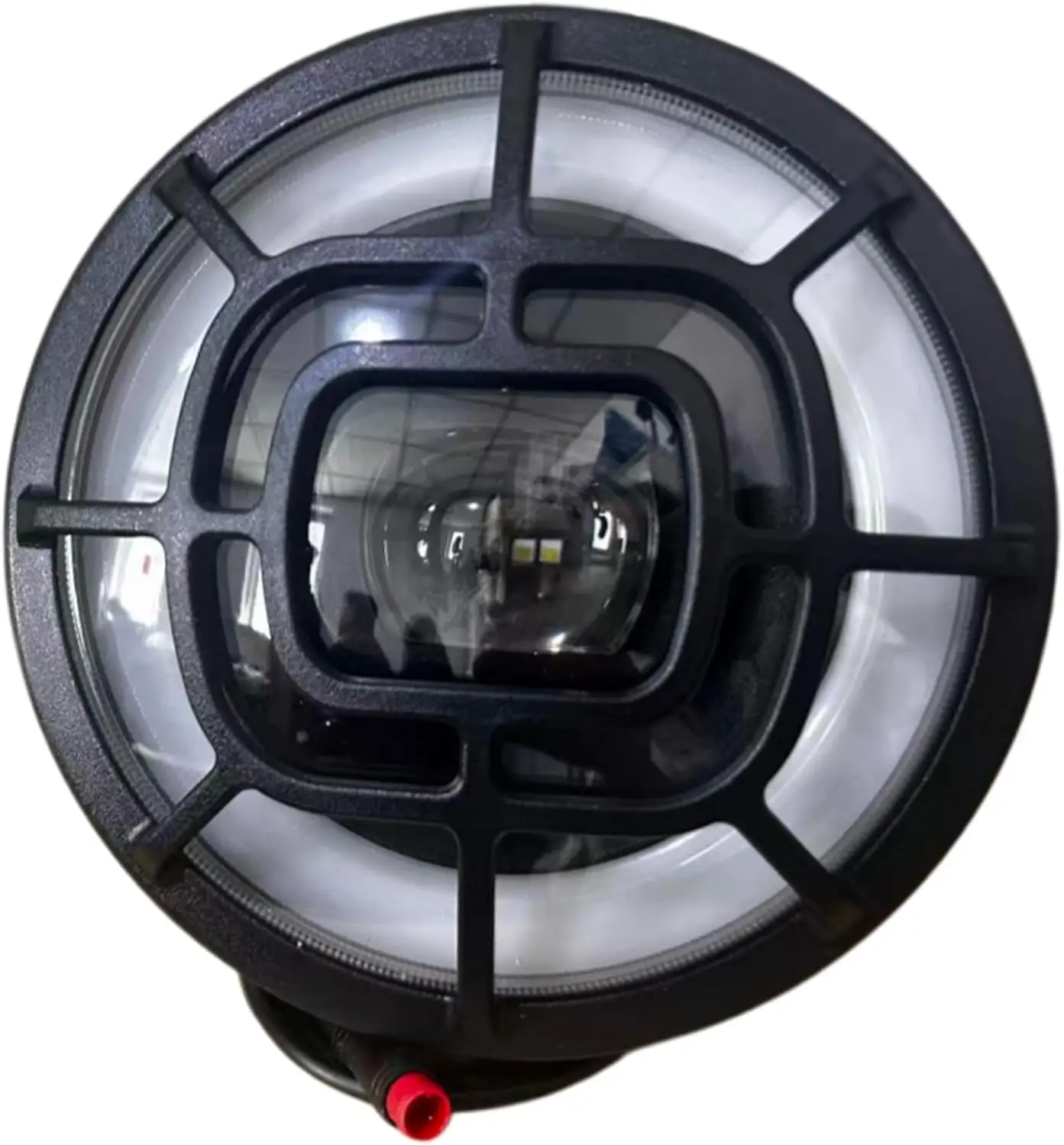 36v-48v-fat-tire-ebike-front-light-2-pin-waterproof-male-plug-super-bright-led-with-horn-for-safety-warning