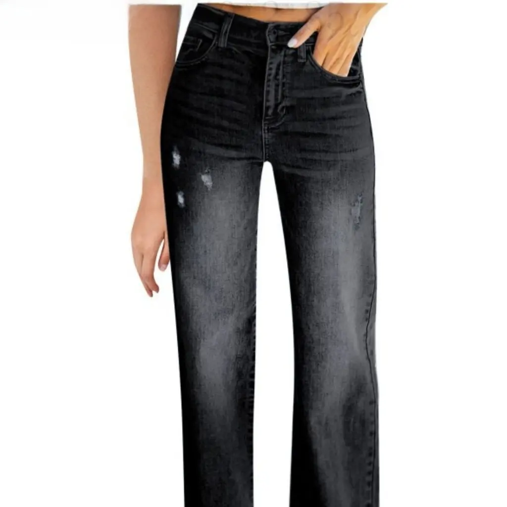 Pantalon en Denim ample rétro pour femmes, commerce de Style européen et américain, à la mode