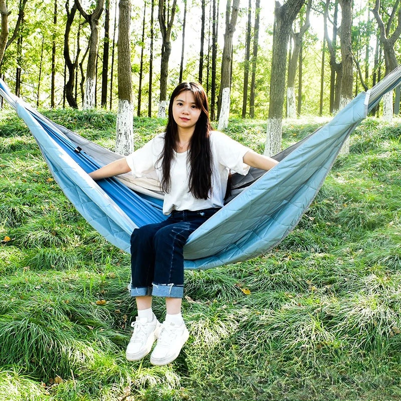 

Ultra Light Hammock Warm Cover Autumn and Winter Outdoor Camping Windproof Warm Down Cotton Cloak Hammock Cover
