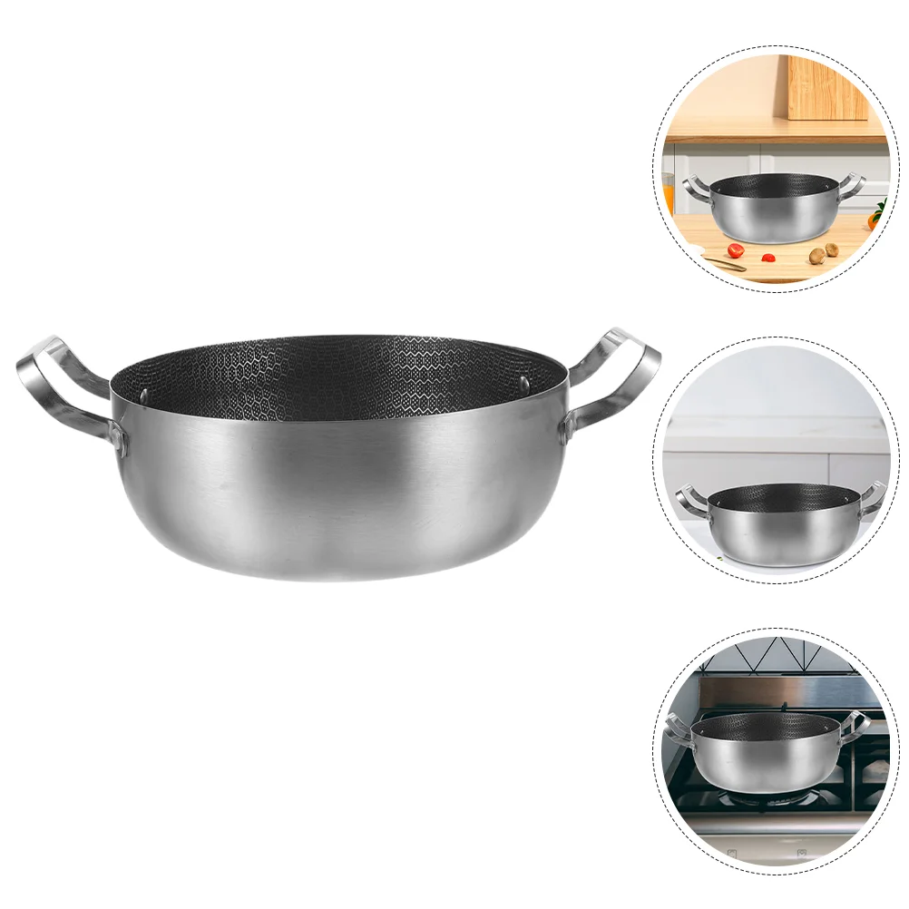 

Broiler Honeycomb Non-stick Hotpot Cooking Pans Nonstick Chinese Style Flat Stainless Steel