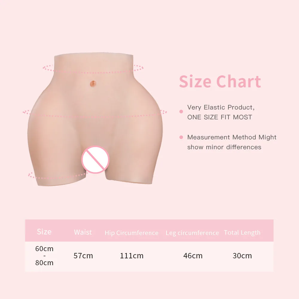 CYOMI 8G Upgrade Silicone Realistic Vagina Panties Butt Hip Enhancer Pussy Pant Crossdressing For Transgender Drag Queen Shemale