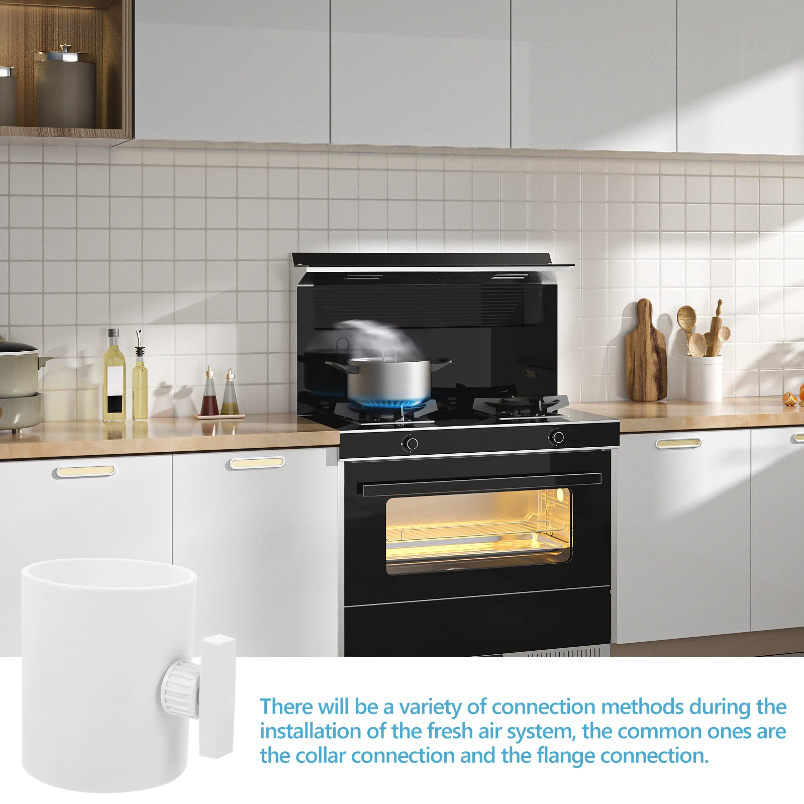 

Pvc 90Degree Backflow Shutter Backdraft Damper Ducting Insert For Exhaust Fan Dryer Vent Hood Hvac Airflow System