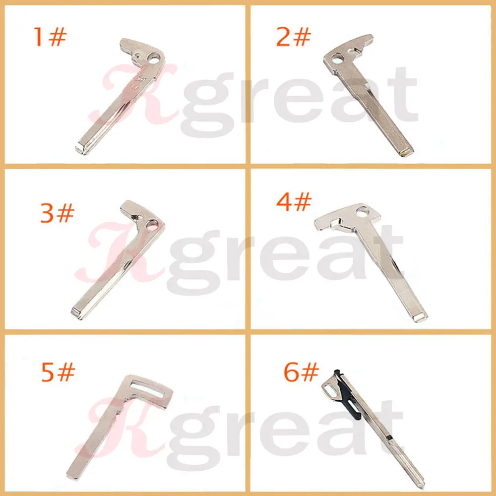 10pcs Uncut Blade Small Insert Key Blank per Mercedes Benz C E G R S Class CL CLK GL SLK ML SLS Sprinter SLR McLaren Key Blade