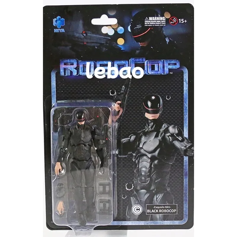 

[24-hour shipping]Hiya Toys 1:18 Robocop 2014 Exquisite Mini Series Black Soldier Figurebirthday gift