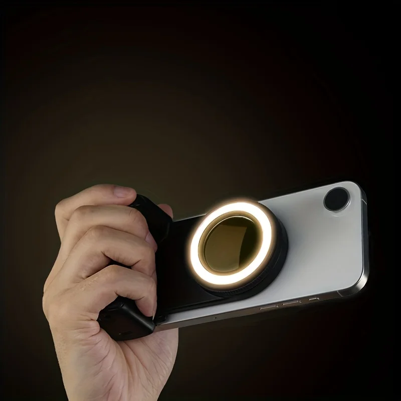 

Wireless Smart Magnetic Camera Handle Fill Light Material Anti-Shake Self-Timer Photography Bracket for Mobile Phone Camera Aid