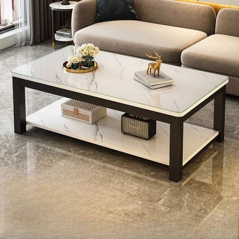Coffee table living room small apartment simple rectangular small table simple reception room small tea table edge table