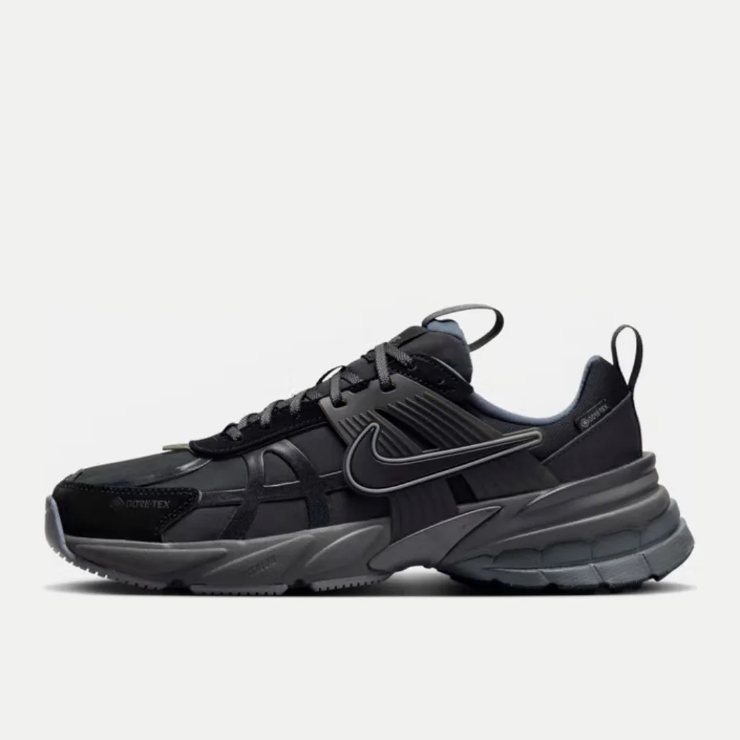 

Nike Comfortable Cushioning Low-Top Running Shoes for Men and Women, New Lightweight and Durable Commuting Outdoor Sports Running Shoes V2K Run Gore-Tex Stylish Versatile High-End Black Color Casual Sports Shoes Treasure Shoe Model Fz2622-001